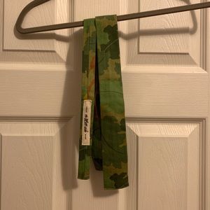 The Hillside camo cotton tie